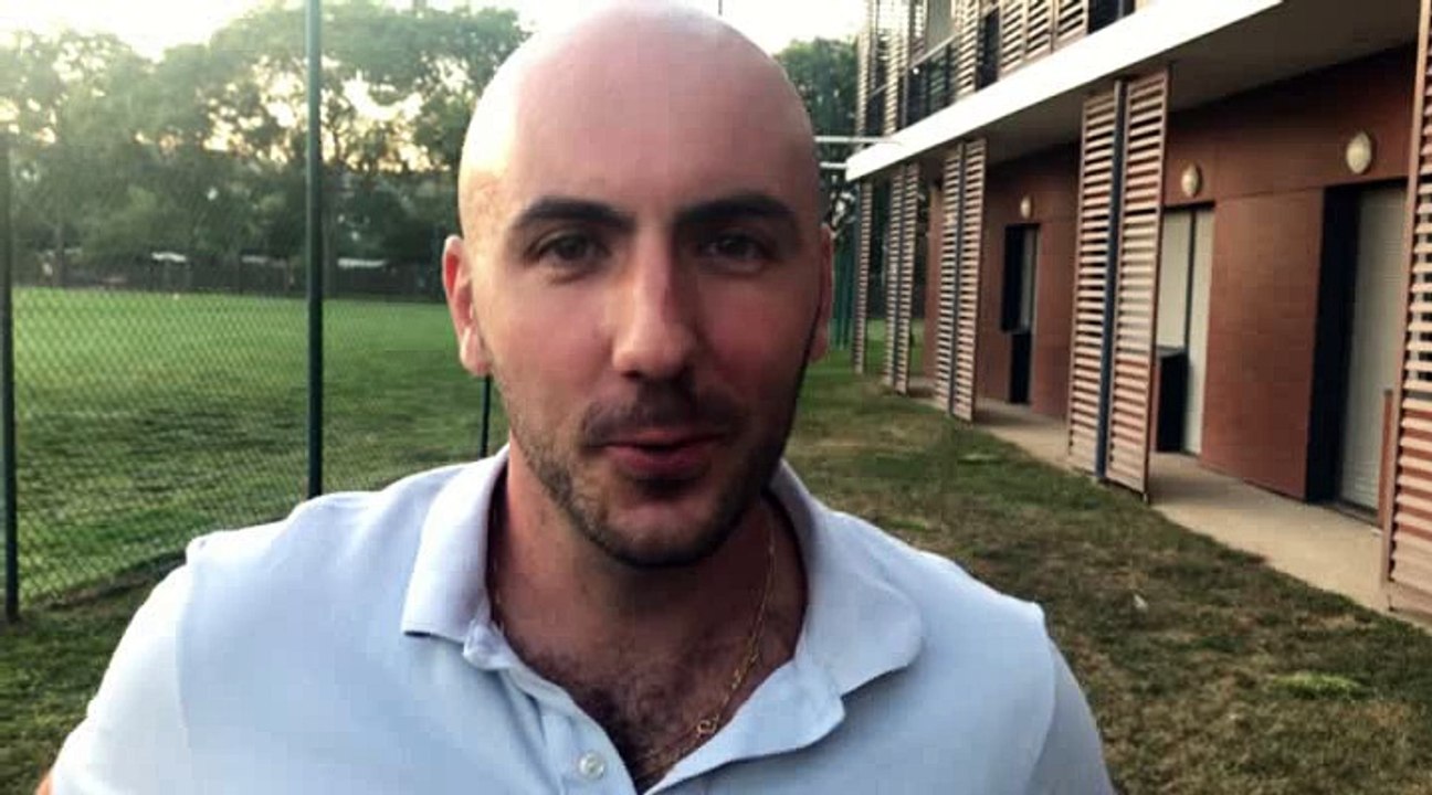 Coupe de France - Julien BERNARD (FC Bords de Saône) réagit après le tirage du 3ème tour