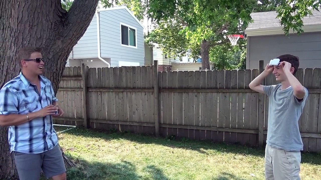 Card Throwing Trick Shots That's Amazing (ft. Rick Smith Jr) video