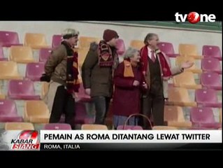 Punggawa AS Roma Hadapi Tantangan Fans di Twitter