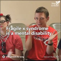 Have you ever heard of "fragile X syndrome"?