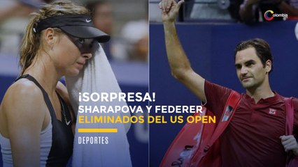 Sharapova y Federer son eliminados del US Open