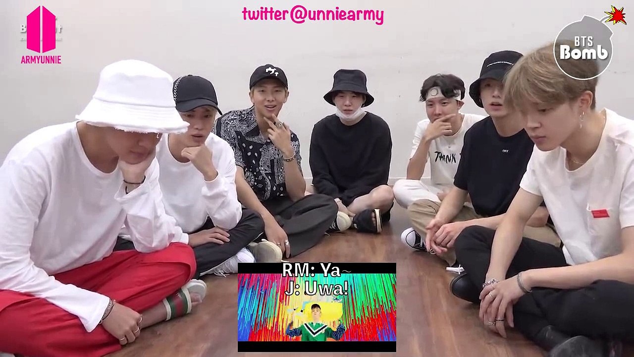 [ENG] [BANGTAN BOMB] BTS 'IDOL' MV reaction - B...