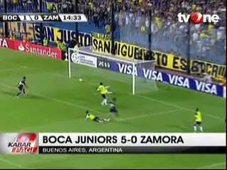 2 Gol Osvaldo Bawa Boca Sikat Zamora 5-0
