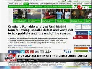 El Real Kalah, CR7 Mogok Bicara ke Wartawan