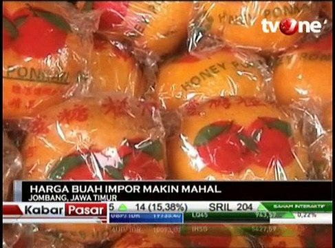 Rupiah Anjlok, Harga Buah Impor Makin Mahal