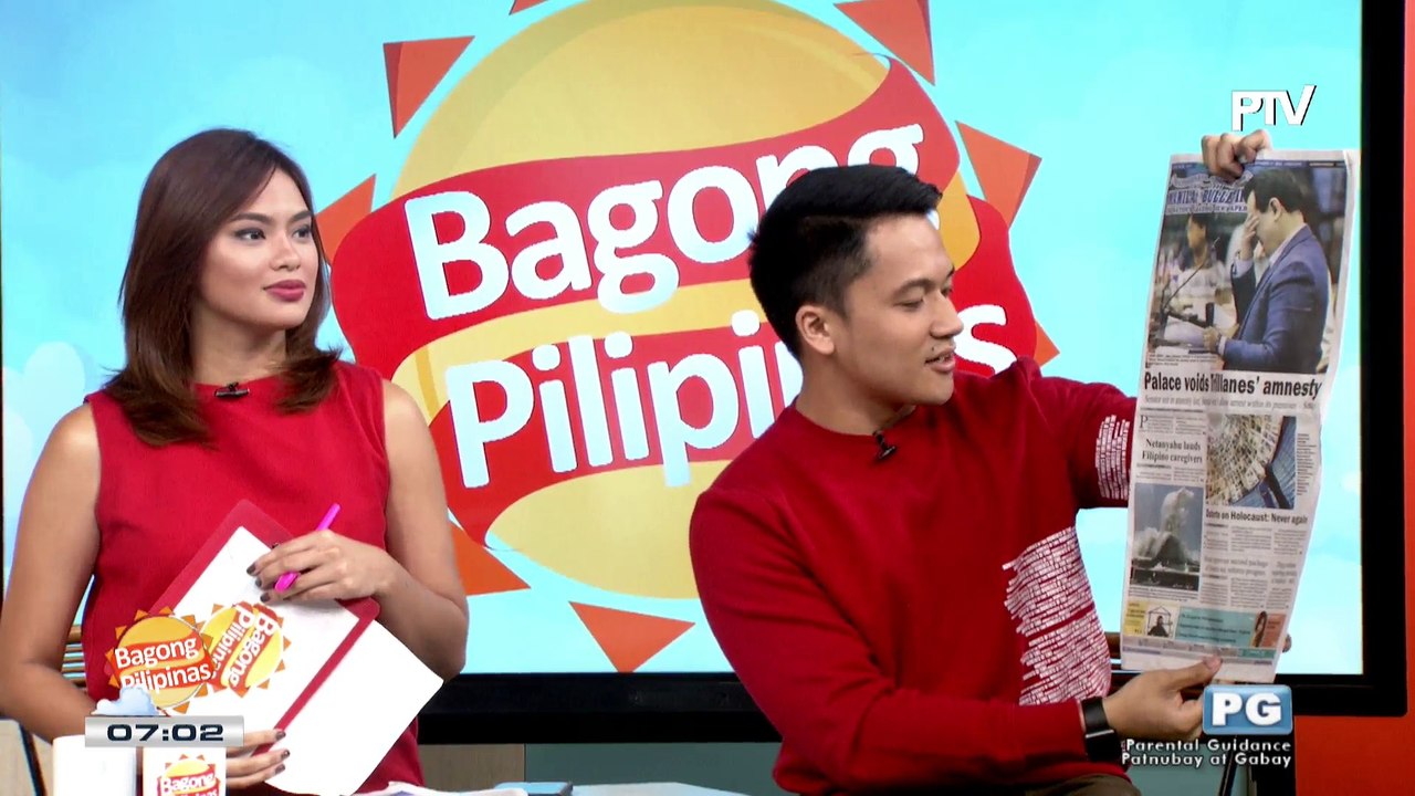 NEWS & VIEWS: Palace voids Trillanes' amnesty; EDSA Baby; COMELEC to hold special registration for elderly, PWDs on Sept 5