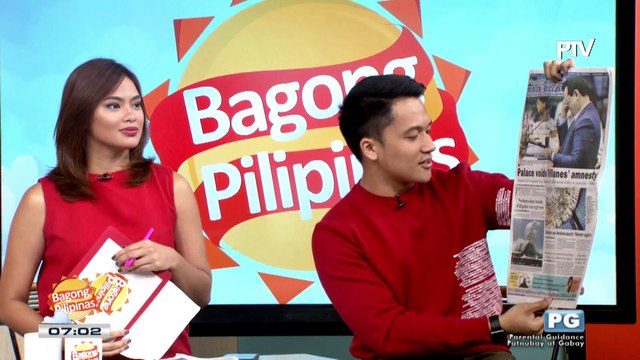 NEWS & VIEWS: Palace voids Trillanes' amnesty; EDSA Baby; COMELEC to hold special registration for elderly, PWDs on Sept 5