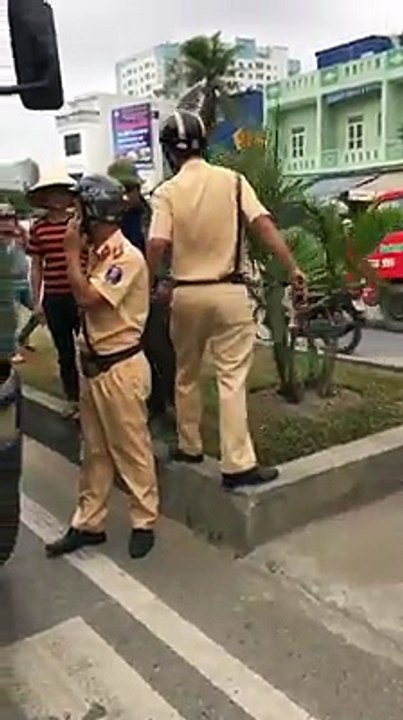Vietnamese police man