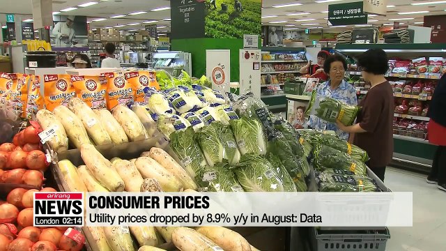 South Korea's consumer prices rose by 1.4% y/y in August: Data