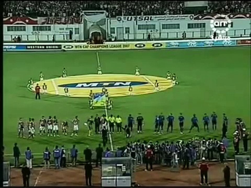الشوط الاول مباراة النجم الساحلي و الاهلي المصر...