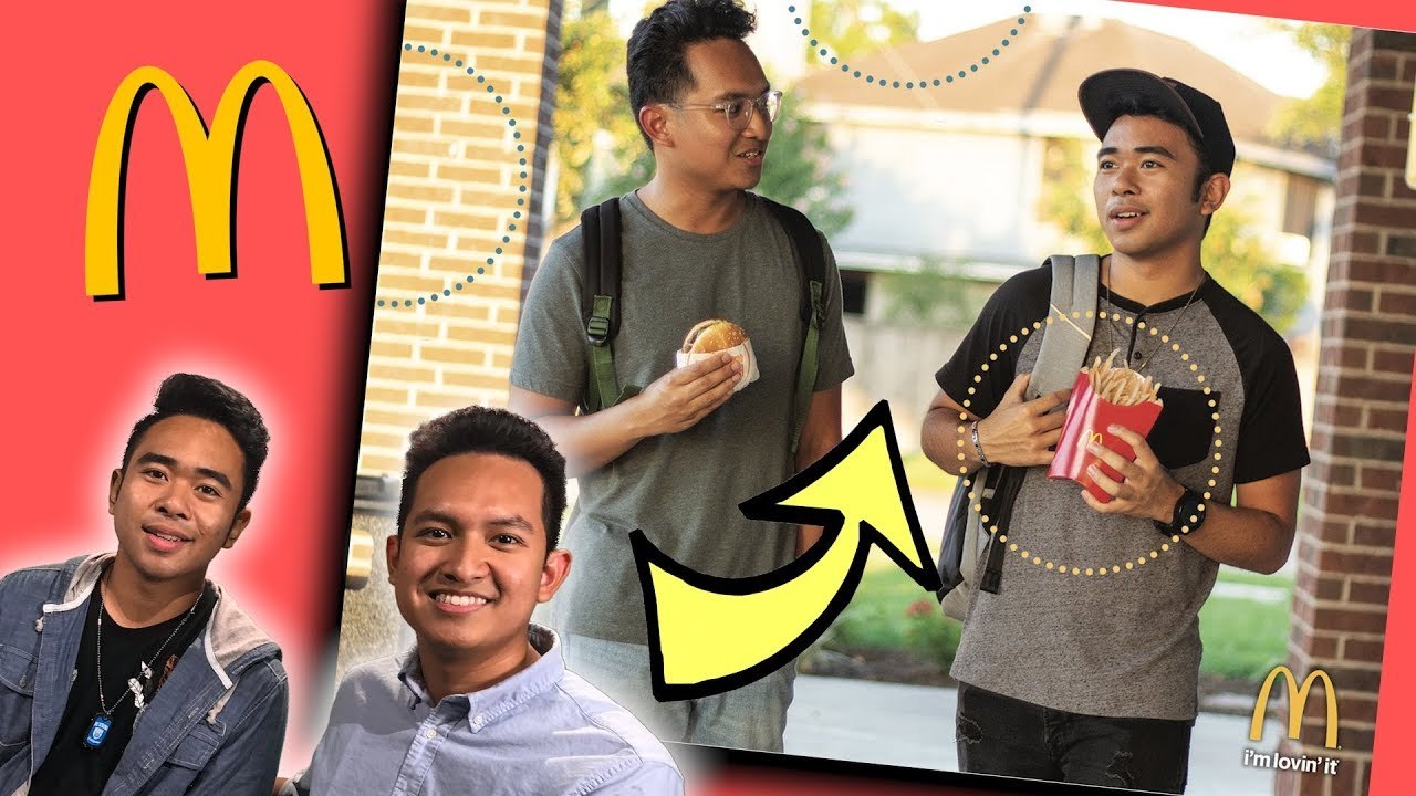 Deux amis ont accroché le poster d’eux même dans un MacDo