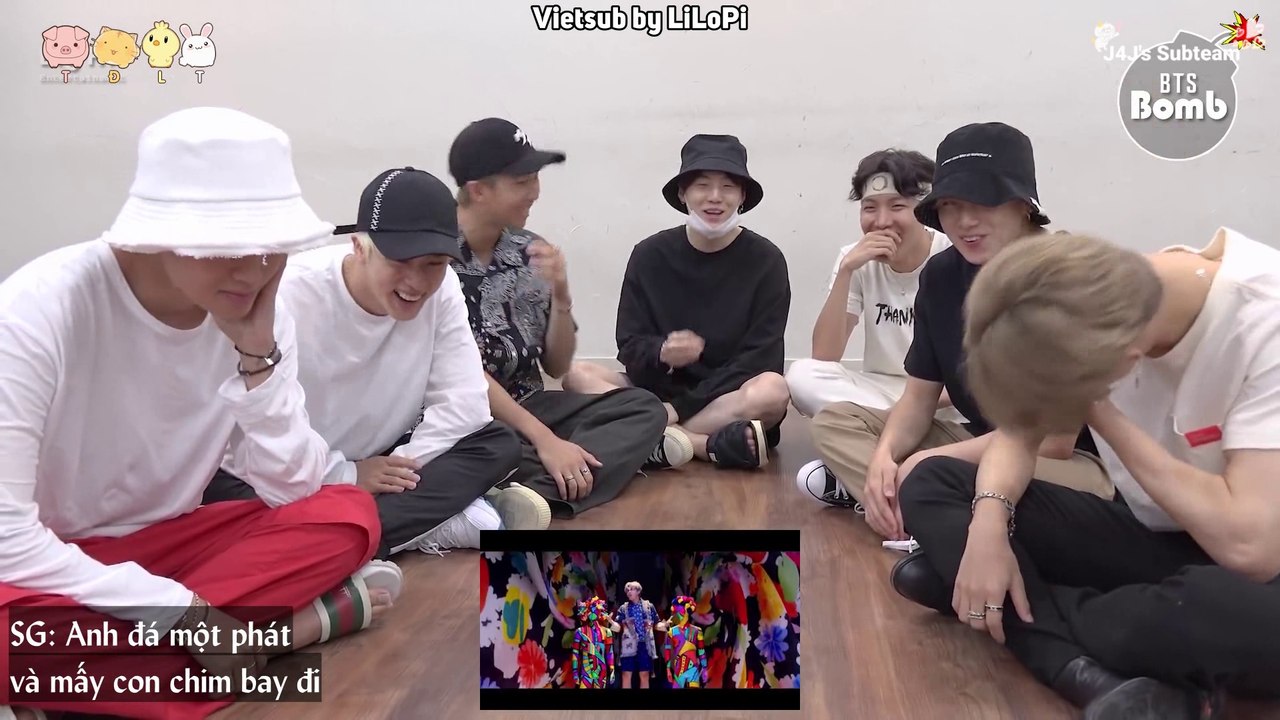 [Vietsub] [BANGTAN BOMB] BTS 'IDOL' MV reaction - BTS (방탄소년단)