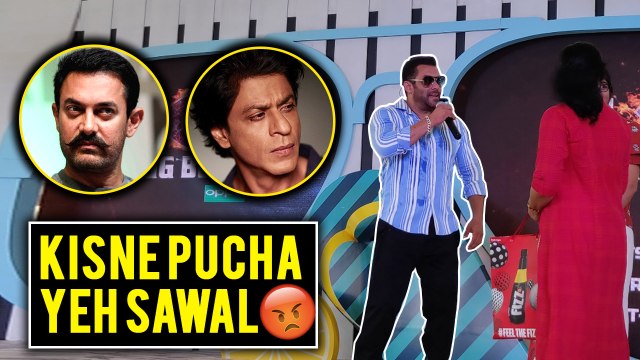 Salman Khan Ignores Shah Rukh Khan Aamir Khan Movie Question Big Boss 12 Launch