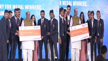 Modi Government felicitates India’s Asiad medal winners with cash prize | Oneindia News