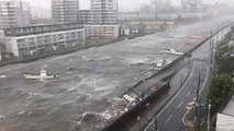 طوفان سهمگین «جبی» در ژاپن دست‌کم ۱۰ کشته برجای گذاشت