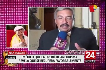 Yola Polastry dejó cuidados intensivos y se recupera satisfactoriamente