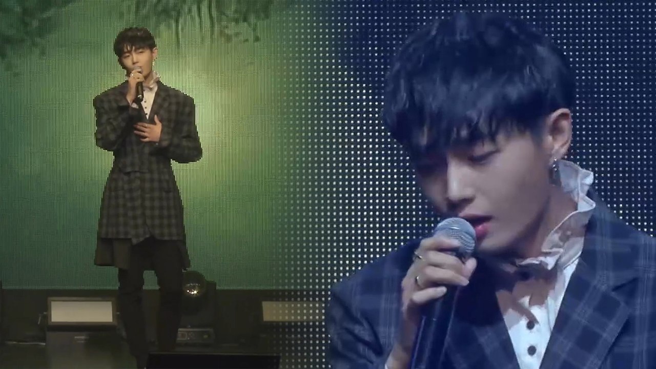 [Pops in Seoul] JIN LONGGUO(김용국)'s first solo album 'Friday n Night' _ Showcase Sketch