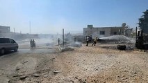 ثلاثة عشر قتيلاً من المدنيين في قصف جوي على إدلب