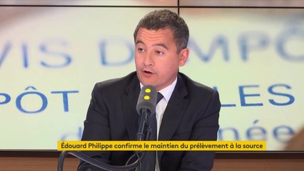Prélèvement à la source : "J’ai apporté au président des précisions et des modifications afin d’améliorer le dispositif " , assure Gérald Darmanin, le ministre des Comptes publics