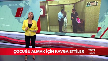 İcralık Çocuk Adliyede! Çocuğu Almak İçin Kavga Ettiler