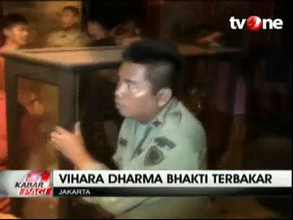 Vihara Dharma Bhakti Hangus Dilalap Api