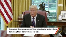 Trump Slams The 'Deep State' After Anonymous NYT Op-Ed