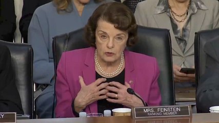Senator Feinstein Invokes Trump Against Supreme Court Nominee
