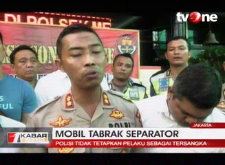 Penabrak Separator Bebas dari Kasus Tabrak Lari dan Narkoba