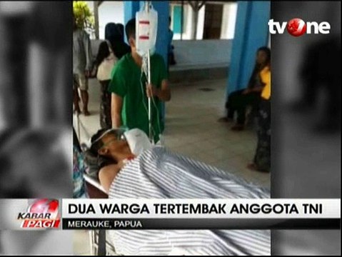 Bapak dan Anak Terkena Peluru Nyasar Anggota TNI