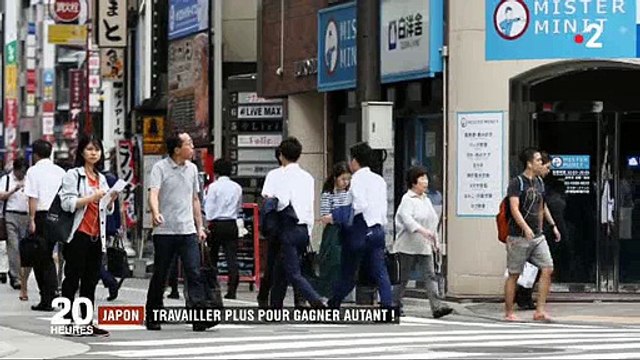 Au Japon, de plus en plus d'habitants cumulent deux emplois jusqu'au burn out ! Témoignage - Vidéo