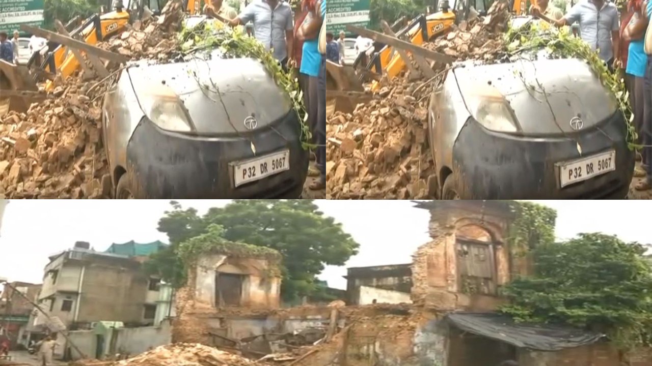 Lucknow : 2 Storey Building collapses in the city | Oneindia News