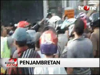 Penjambret Babak Belur dan Nyaris Dibakar Massa