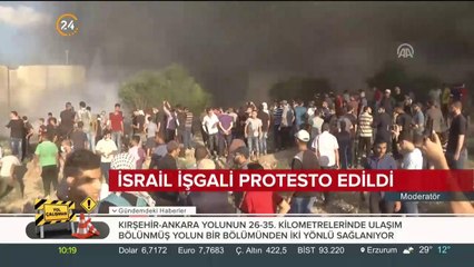 İsrail askerleri Filistinlilere müdahale etti