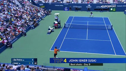 Le passing de Thiem, l'incroyable défense de Del Potro : le top 5 des points de mardi