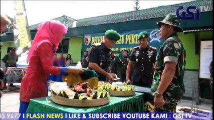 PELETAKAN BATU PERTAMA PEMBANGUNAN GEDUNG RUANG DATA KODIM 0802 PONOROGO