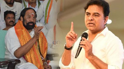 కాంగ్రెస్ పార్టీ నేతలపై మంత్రి కేటీ రామారావు విమర్శలు