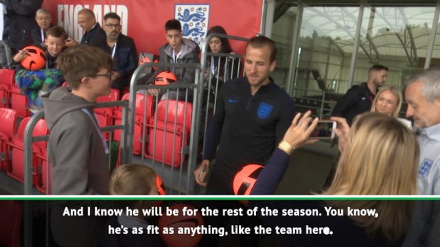 Trippier not concerned about Kane fitness