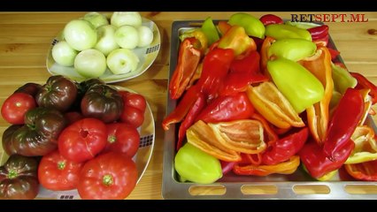 Лечо рецепт на зиму из перца помидоров