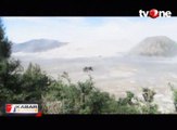 Fenomena Alam Badai Pasir di Gunung Bromo