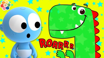 GooGoo Baby New Series - Funny Baby Playing With Dinosaurs | Learn Colors With GooGoo Baby