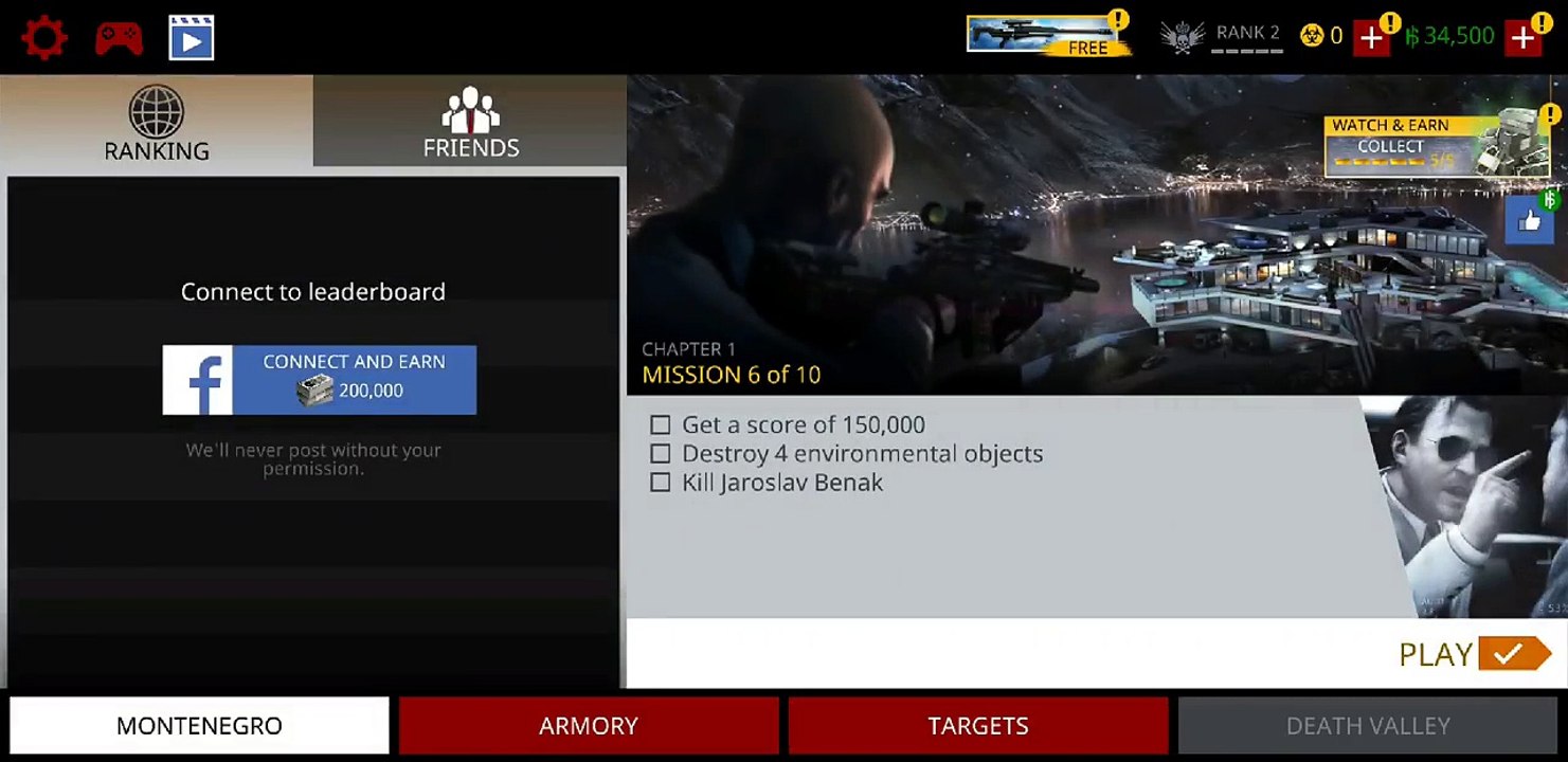 Hitman Sniper #2 - Android GamePlay FHD