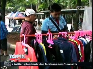 Car Free Day, Pedagang Kali Lima Raup Untung Berlipat