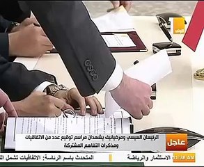 السيسى يوقع اتفاقيات جديدة مع الرئيس الأوزبكى