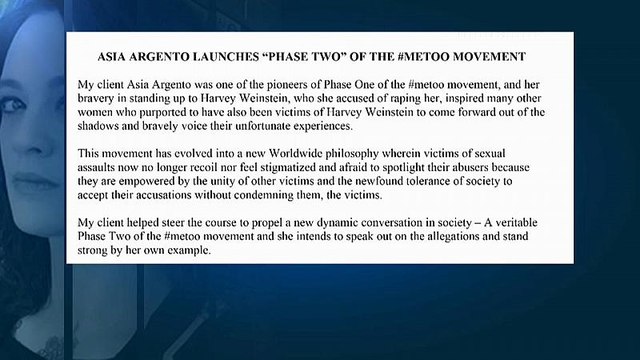 Asia Argento: io vittima di Bennett