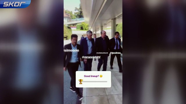 UEFA'nın resmi Instagram hesabından yaptığı paylaşımda, Şenol Güneş yerine Napoli yöneticisi Beşiktaş diye etiketlendi