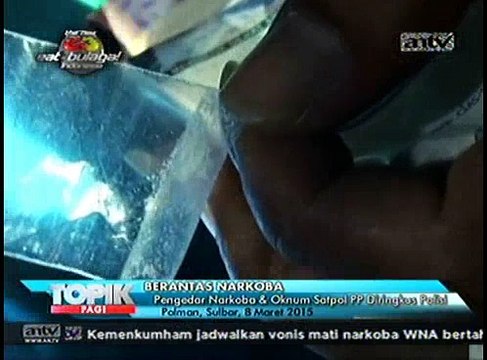 Pengedar Narkoba dan Oknum Satpol PP Diringkus Polisi