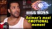 Salman Khan's most EMOTIONAL moment | Bigg Boss 12