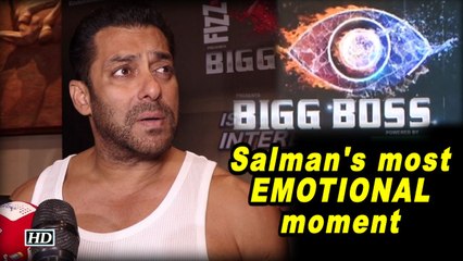 Salman Khan's most EMOTIONAL moment | Bigg Boss 12