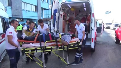 Yayaya çarpmamak için direksiyon kırdı: 1 ölü, 2 yaralı