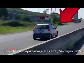 Ora News - "Çmenduri" në autostradën Kavajë-Lushnje, shikoni si shoferi udhëton në sens të kundërt